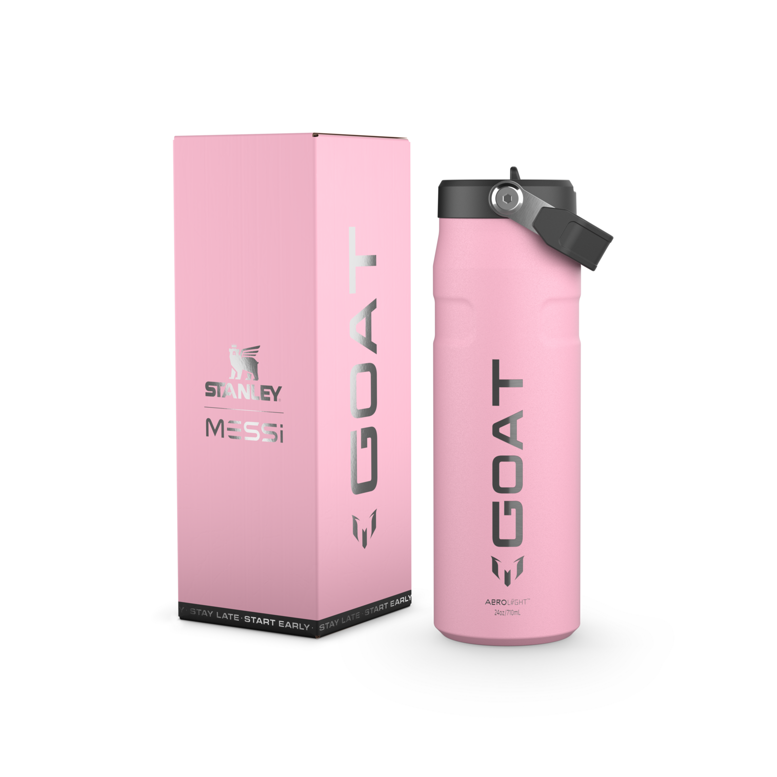 The Messi x Stanley IceFlow™ Flip Straw 2.0 Bottle