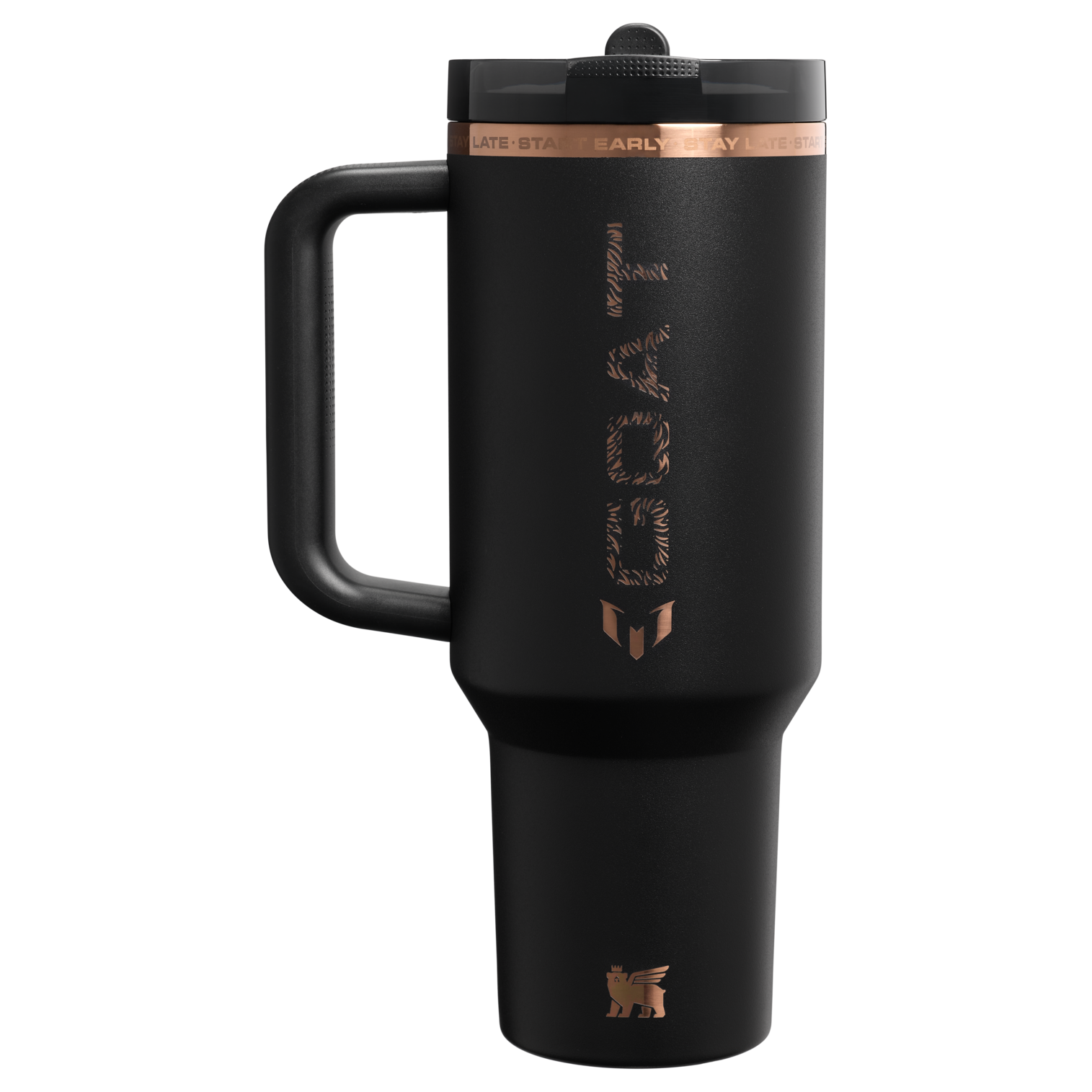 The Messi x Stanley Quencher ProTour Flip Straw Tumbler