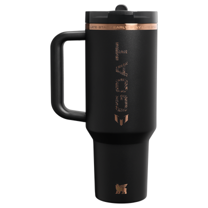 The Messi x Stanley Quencher ProTour Flip Straw Tumbler
